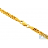 Italian 14K Yellow Gold Byzantine Mens Chain Necklace 2.5mm