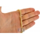 Italian 14K Yellow Gold Byzantine Mens Chain 3.5 mm
