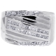 14K White Gold 0.44 ct Diamond Mens Anniversary Ring