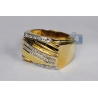Mens Diamond Anniversary Band Ring 14K Yellow Gold 0.44 Carat