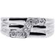 14K White Gold 0.29 ct Mens Diamond Embossed Ring