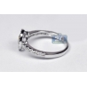 Womens Canary Diamond Engagement Ring 14K White Gold 0.84 ct