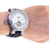 Mens Diamond Automatic Silver Watch Joe Rodeo Soho JRSO2 4.00 ct