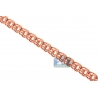Handmade 14K Rose Gold Russian Bismark Mens Chain 7 mm