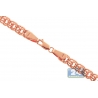 Handmade 14K Rose Gold Russian Bismark Mens Chain 7 mm