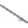 Two Tone Stainless Steel Bicycle Link Mens Bracelet 8mm 8.5"