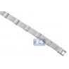 Solid Stainless Steel Bar Link Mens Wrist Bracelet 11mm 8.25"