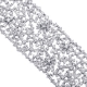 18K White Gold 31.19 ct Diamond Womens Mesh Bracelet 7.5 inches