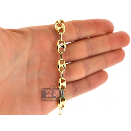 Collana Con Catena A Maglie Mariner In Vero Oro 10k, Collana Con Catena A Maglie Di Ancoraggio In Oro Per Uomo, Regalo Per Lui E Per Lei - Italia - Foto 7