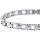Stainless Steel Polished Link Mens Bracelet 6 mm 8 1/4 inches