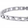 Polished Stainless Steel Link Mens Wrist Bracelet 6mm 8.25"