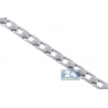 Polished Stainless Steel Link Mens Wrist Bracelet 6mm 8.25"
