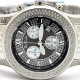 Mens Diamond Watch Joe Rodeo J2030 1.50 ct Black Dial