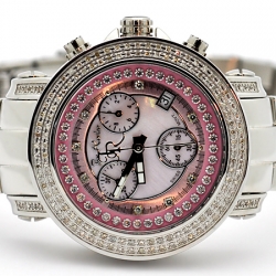 Joe Rodeo Rio 1.25 ct Diamond Pink Dial Watch JRO4