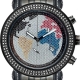 Mens Diamond Black Watch Joe Rodeo Tyler JTY13 2.00 ct Map