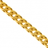 Yellow Sterling Silver Solid Franco Mens Chain 4 mm 26 30 36 inch