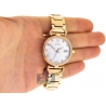 Womens Diamond Watch Aqua Master 0.3 ct Yellow Gold White Dial