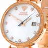 Womens Diamond Watch Aqua Master 0.3 ct Rose Gold