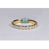 Womens Diamond Wedding Band 18K Yellow Gold 0.58 ct 2.3 mm