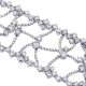 14K White Gold 23.03 ct Diamond Openwork Womens Bracelet