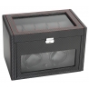 Double Watch Winder Storage 34-702 Diplomat Modena Carbon Fiber