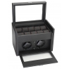 Double Watch Winder Storage 34-702 Diplomat Modena Carbon Fiber
