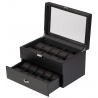 Twenty Watch Display Box 34-710 Diplomat Modena Carbon Fiber