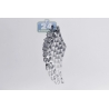 Mens Diamond Open Angel Wing Pendant 14K White Gold 0.84ct