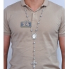 Mens Diamond Rosary Beads Cross Necklace 14K White Gold 9.31ct