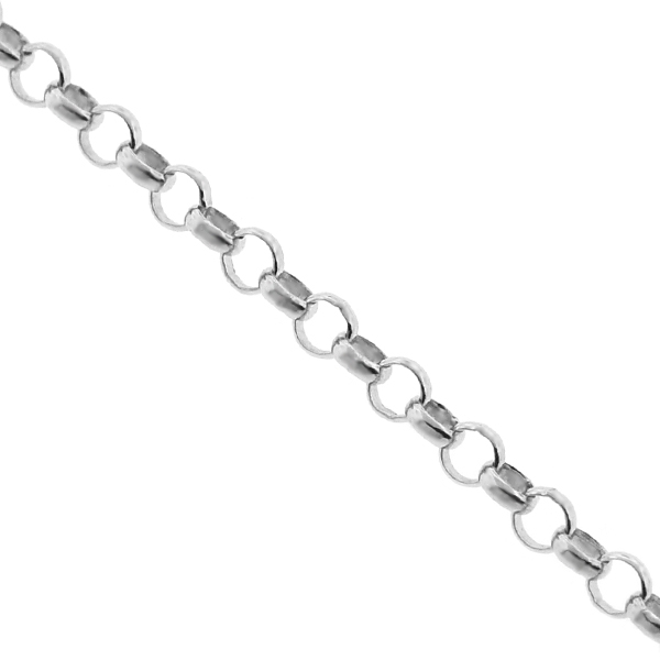 Charm Stainless Steel 4mm Rolo Cable Wheat Chain Link Necklace 24" For Men Women 