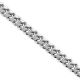 Solid Sterling Silver Miami Cuban Link Mens Chain 3.2 mm