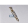 Mens Diamond AK-47 Bullet Gun Pendant 10K Yellow Gold 0.95ct