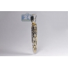 Mens Diamond AK-47 Bullet Gun Pendant 10K Yellow Gold 0.95ct