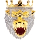 14K Yellow Gold 4.08 ct Diamond King Lion Head Mens Pendant