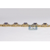 Womens Sapphire Diamond Halo Bracelet 18K Yellow Gold 8.26 ct 7"