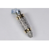 Mens Diamond Gun Bullet Charm Pendant 10K Yellow Gold 1.03ct