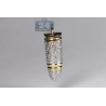 Mens Diamond Gun Bullet Charm Pendant 10K Yellow Gold 1.03ct