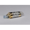 Mens Diamond Gun Bullet Charm Pendant 10K Yellow Gold 1.03ct