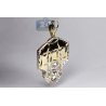 Mens Diamond Basketball Hoop Sport Pendant 10K Yellow Gold 0.55ct