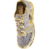 Mens Diamond Sneaker Sport Shoe Pendant 10K Yellow Gold 1.02ct