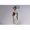 Mens Diamond Sneaker Sport Shoe Pendant 10K Yellow Gold 1.02ct