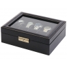 10 Watch Display Storage Box W93011 Orbita Roma Black Leather