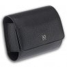 Single Watch Roll Travel Box D190 Rapport Berkeley Black Leather