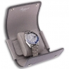 Rapport Berkeley Gray Leather 1 Watch Travel Roll D192