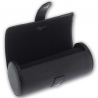 Triple Watch Roll Travel Box D180 Rapport Berkeley Black Leather