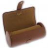 Triple Watch Roll Travel Box D181 Rapport Berkeley Brown Leather