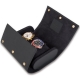 Rapport Portman Black Rubber 2 Watch Travel Roll L115