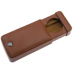 Rapport Brown Leather 1 Watch Travel Slipcase D161