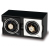 Double Watch Winder Box FR02 Rapport Evolution Black Wood