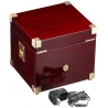 Single Watch Winder W271 Rapport Optima Captian's Mahogany Wood